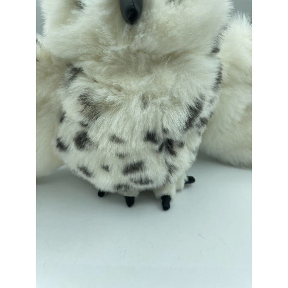 Folkmanis Puppets Snowy Owl Plush Stuffed Animal Hand Puppet Rotating Head - Picture 4 of 9